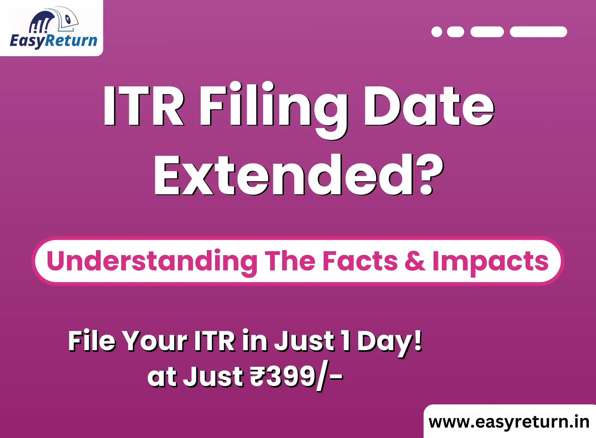 ITR Filling Date Extended